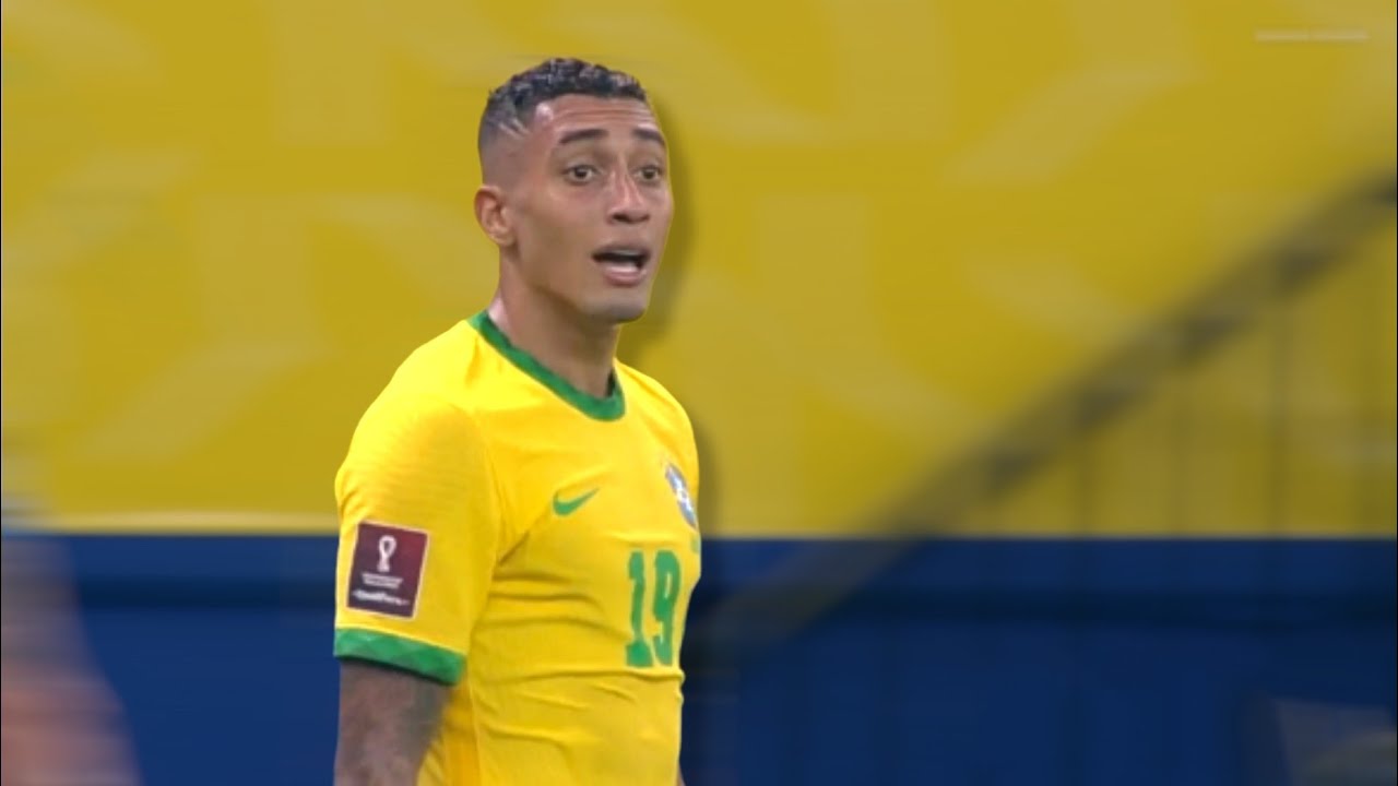 Raphinha vs Uruguai - Eliminatórias da copa do Mundo 14/10/2021