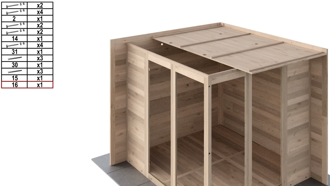 Lasi  Modern Sauna Installation Video