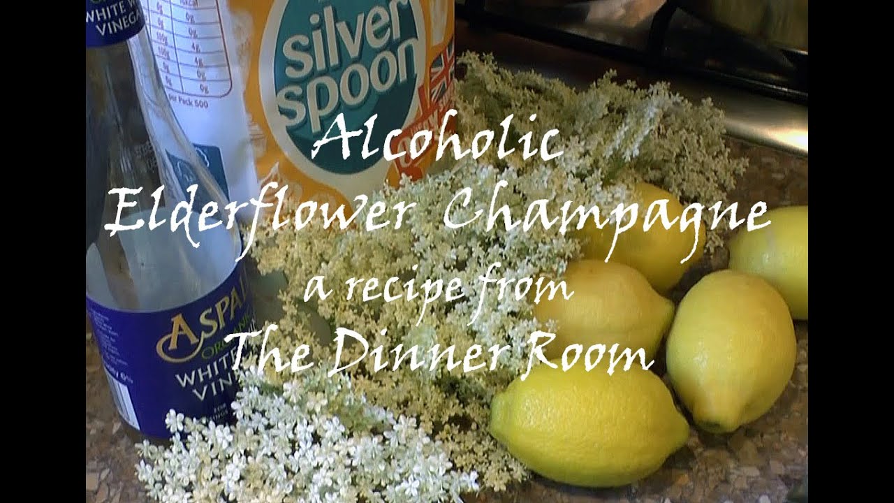 Zingy Alcoholic Elderflower Champagne (part 1) - How To Make
