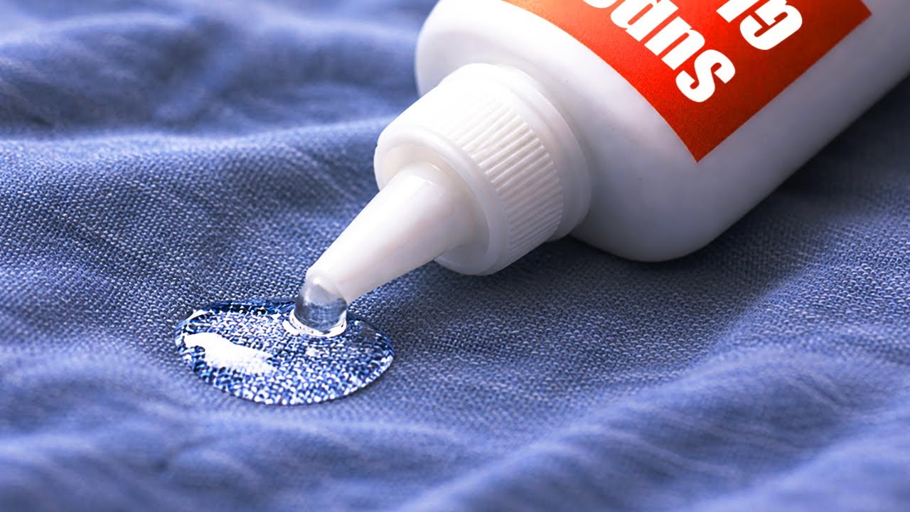 How to ACTUALLY Clean Superglue Stains from Fabric - No Acetone !