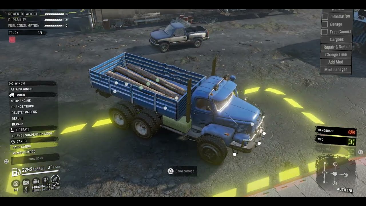 max pack truck, trailer, addons season 15 mod update testing