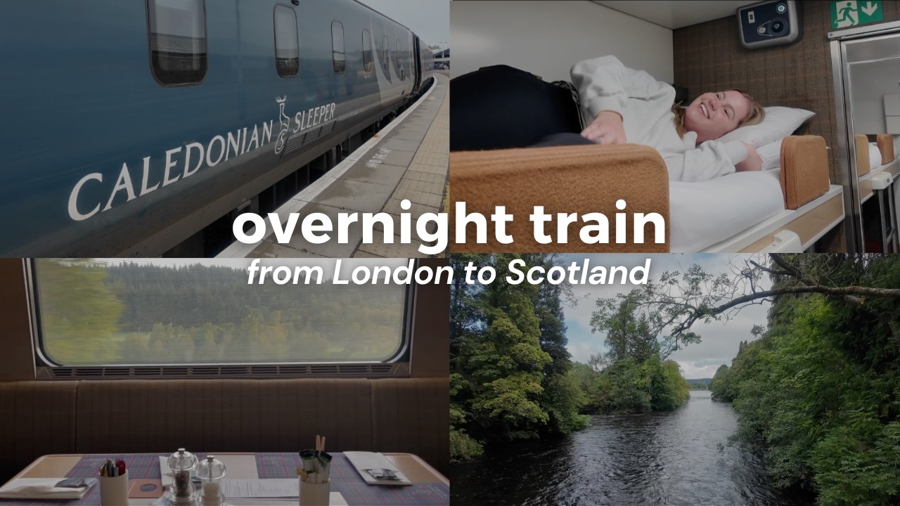 Ночное путешествие на поезде | Из Лондона в Шотландию на спальном вагоне Caledonian Sleeper