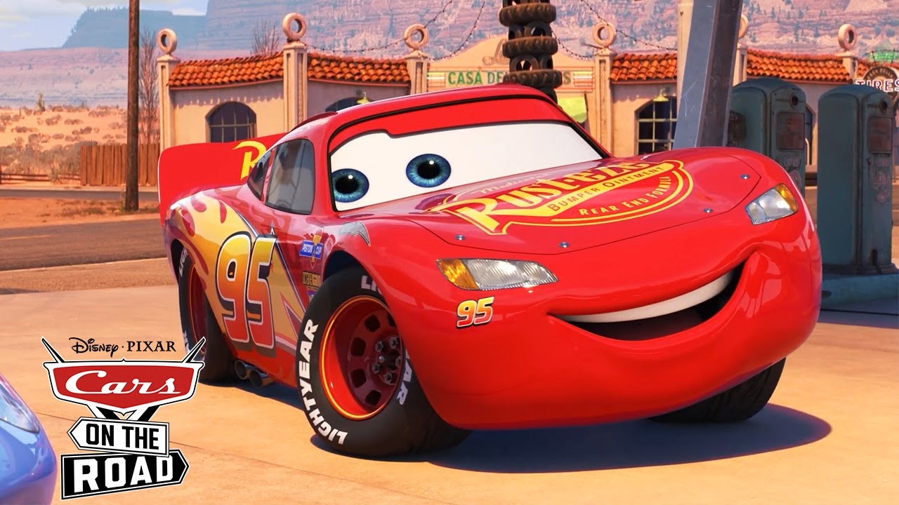 Lightning McQueen Best Moments from Cars on the Road | Pixar Cars | @disneyjr