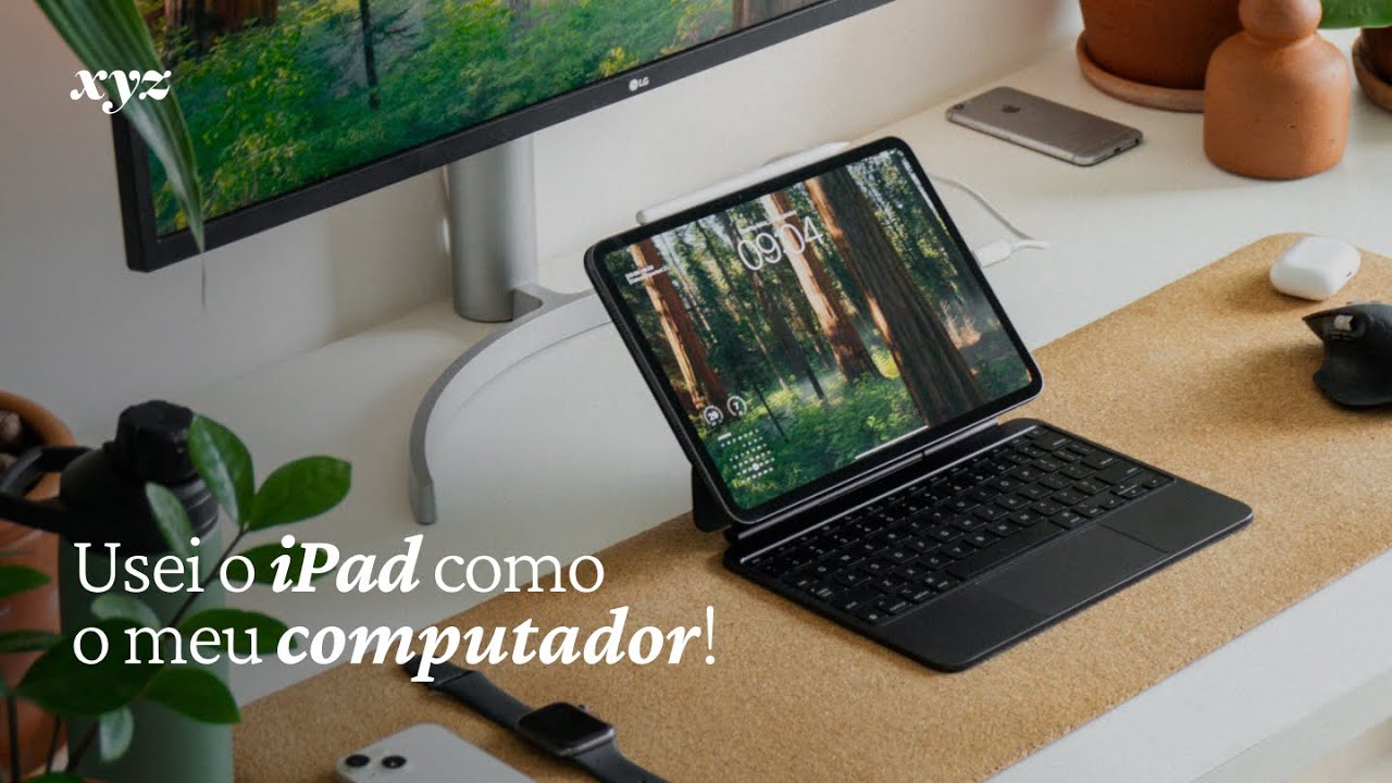 Eu usei o iPad como meu computador. O resultado foi esse.