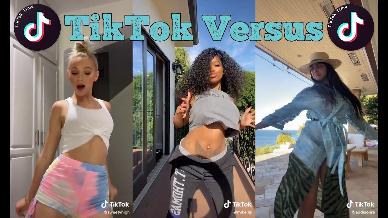 😁 Sweetyhigh VS Mikeila J. VS Addison Rae 😁 | TIKTOK 2020 DANCES
