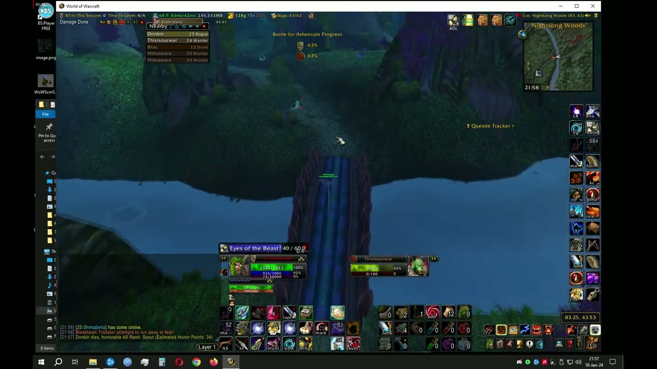 Terrorizing the Horde in Satyrnaar! A friendly neighbourhood Serpent story.