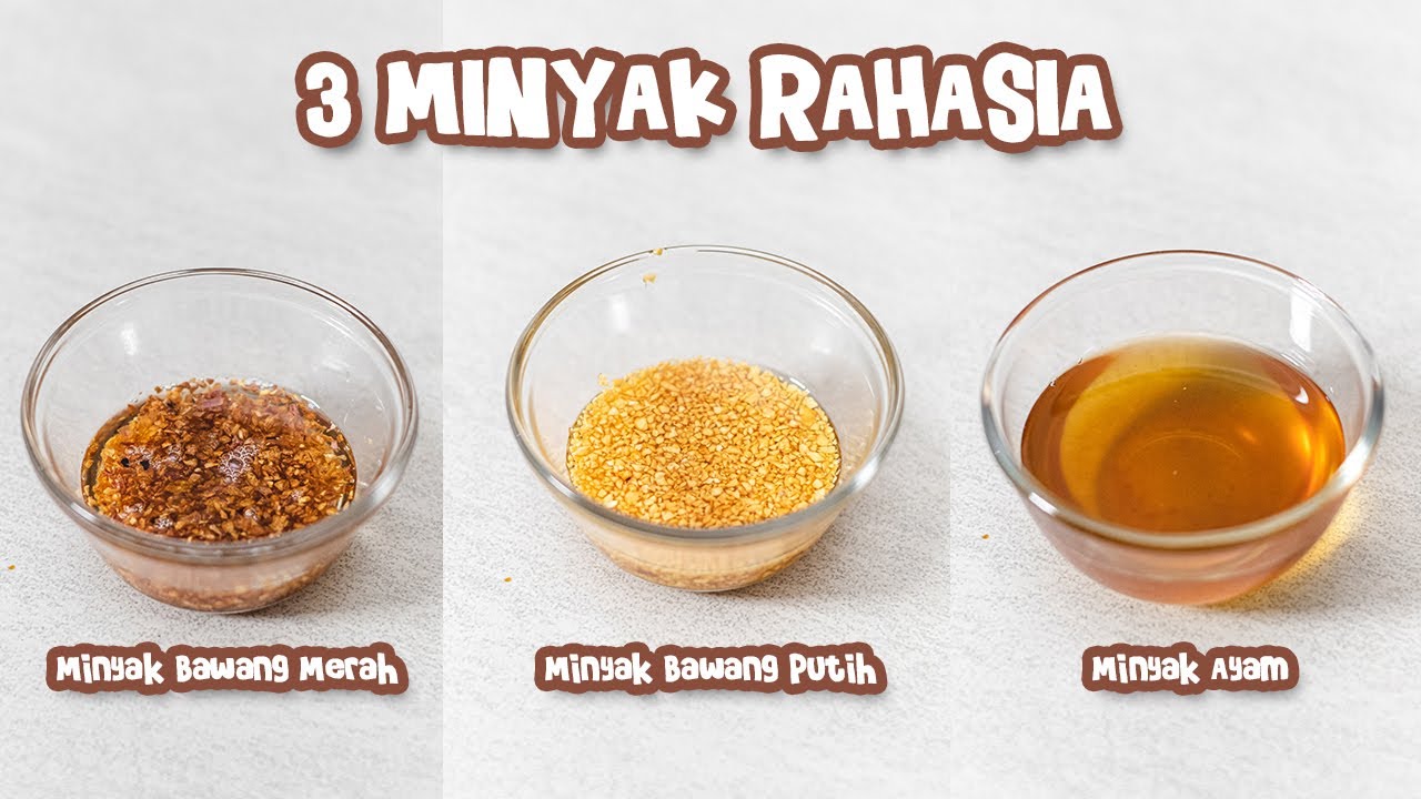 Rahasia Setiap Makanan Enak Pakai Minyak Ini, Minyak Ayam, Minyak Bawang Putih , Minyak Bawang merah