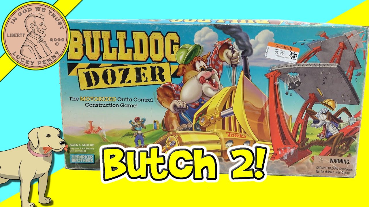 Настольная игра Parker Brothers Bulldog Dozer Family, 1996 год, 
