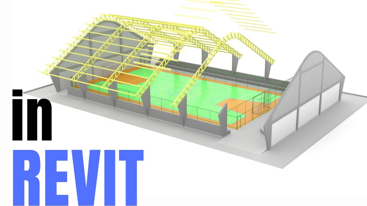 Steel Warehouse Construciton in Revit Tutorial
