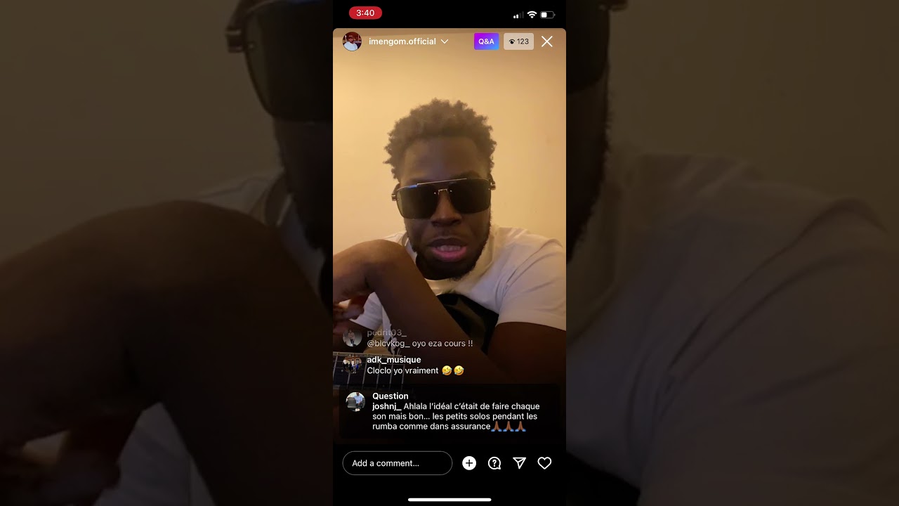 Imengo Manassé live 2022 d”inspiration