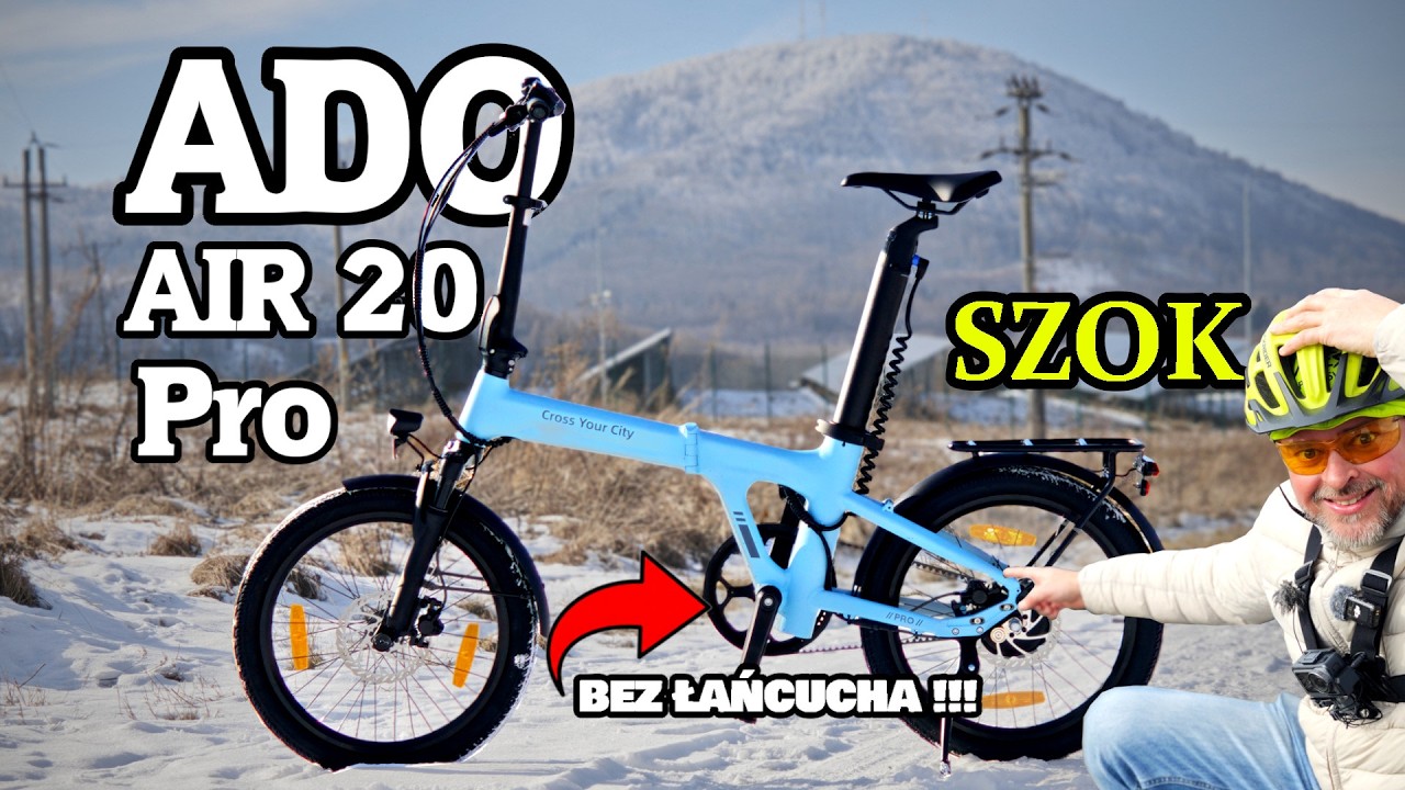 Test ADO Air 20 Pro &ndash; ten rower zmienia wszystko! Jakość i innowacyjność! #rowerelektryczny #ebike