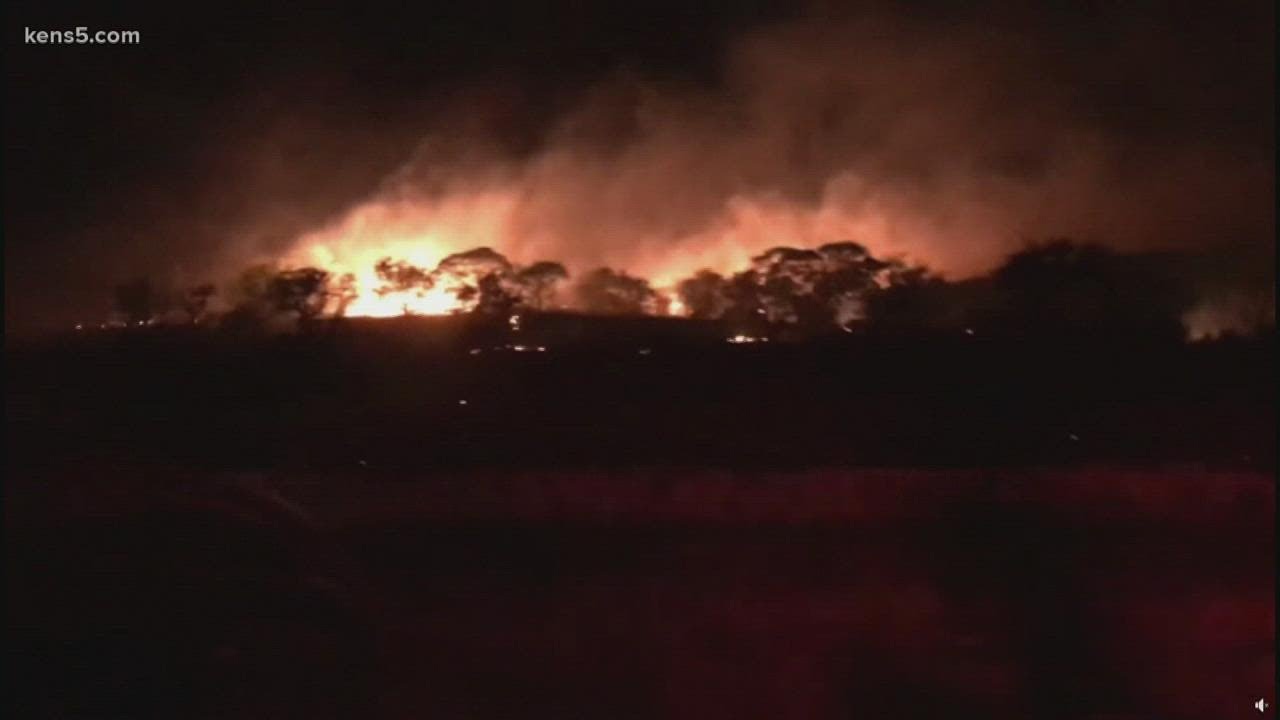 New video: JBSA-Camp Bullis brush fire causes evacuations; spreads to 4,000 acres