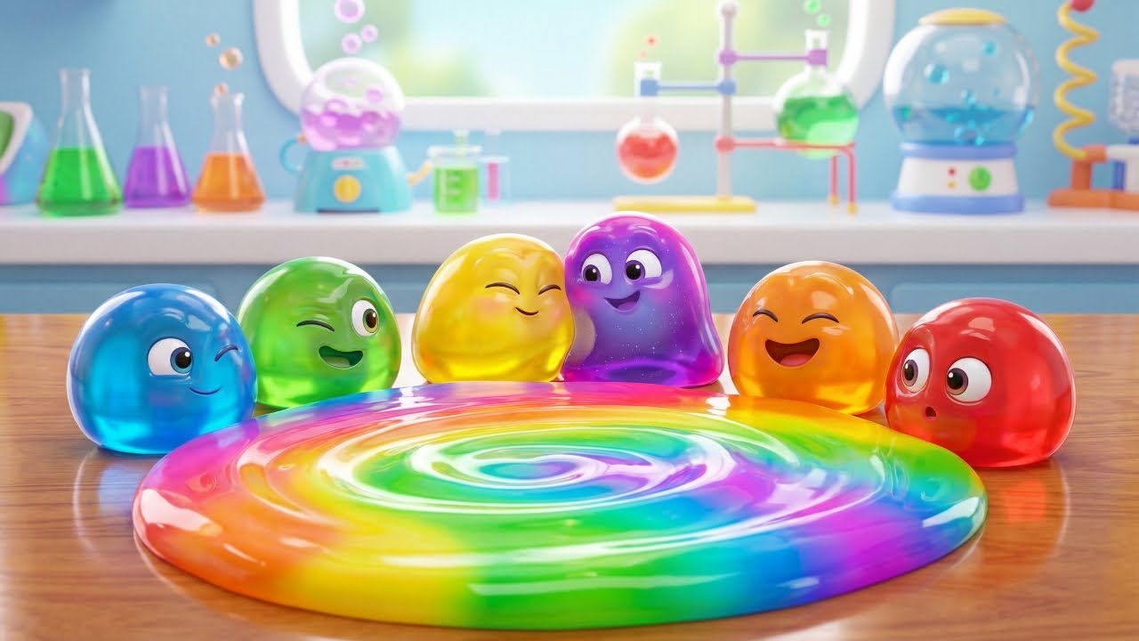 ✨ Magic Slime Explosion with Funny Balloon Characters | Super Satisfying 3D Animation