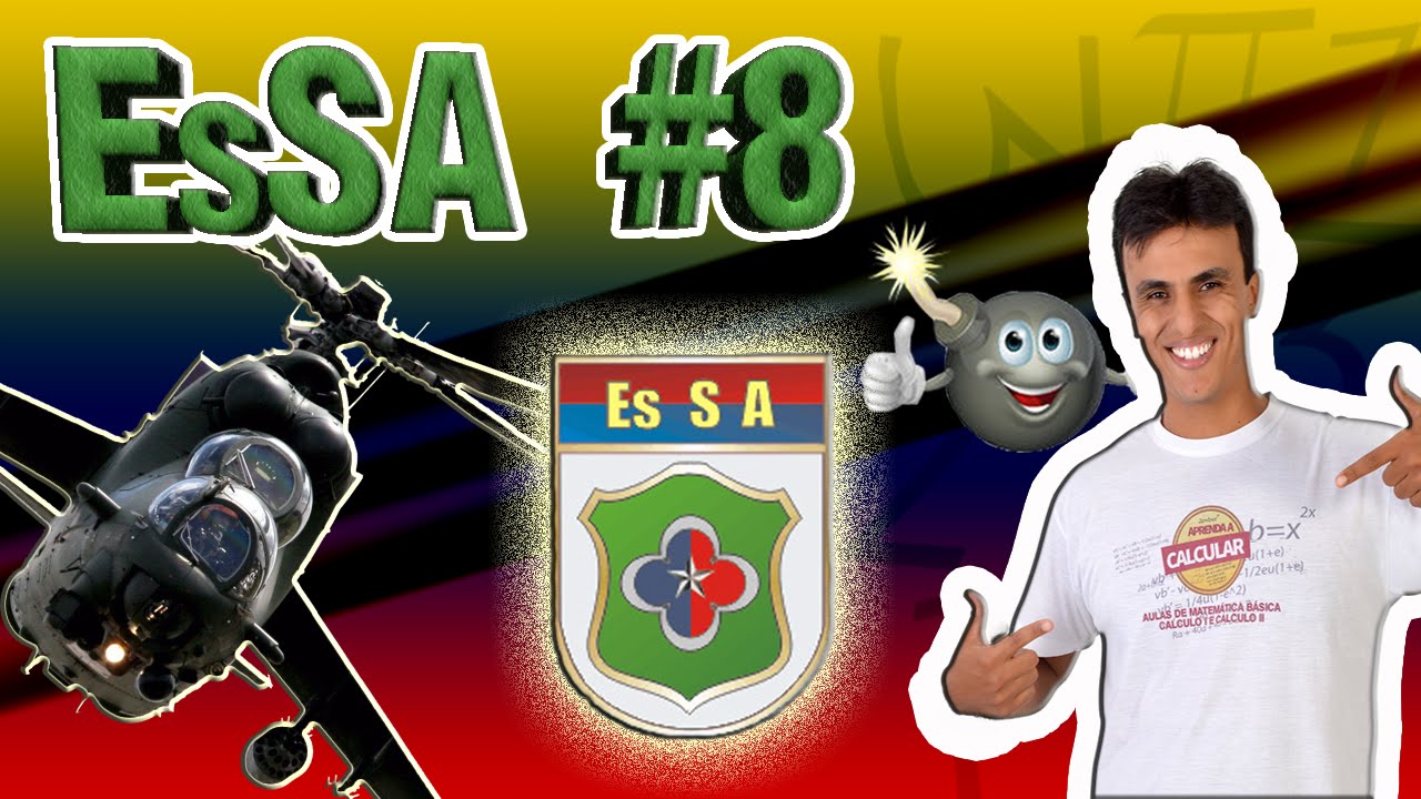 Esa 2016 /Logaritmos - 8º Aula /  Prova  EsSA 2016/Prova da Esa 2015/Resumo da aula ao vivo