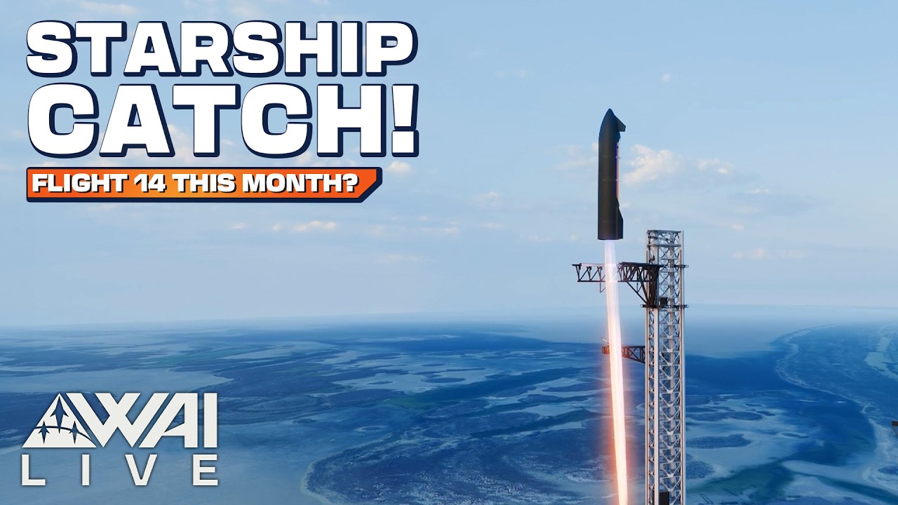 SpaceX хочет поймать Starship! Полет 14 уже в этом месяце?