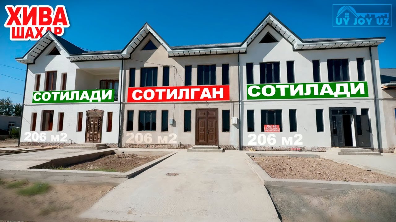 ХИВА ШАХАР🔥КИЁТ МАХАЛЛА🔥206.КВ.М 🔥 2 КОТЕЖЛАР СОТИЛАДИ🤝✅