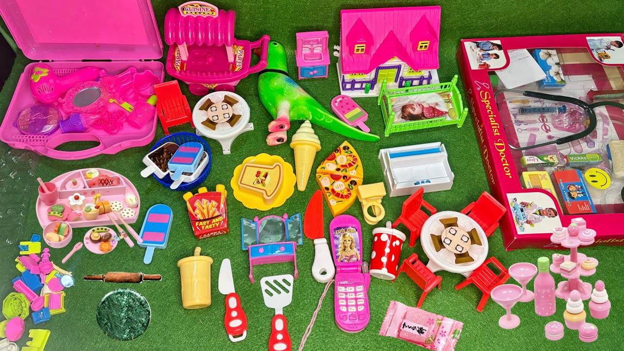 Kitchen Set Unboxing 3:18 Minutes Satisfying Toys Review Hello kitty || Cocomelon Toys￼