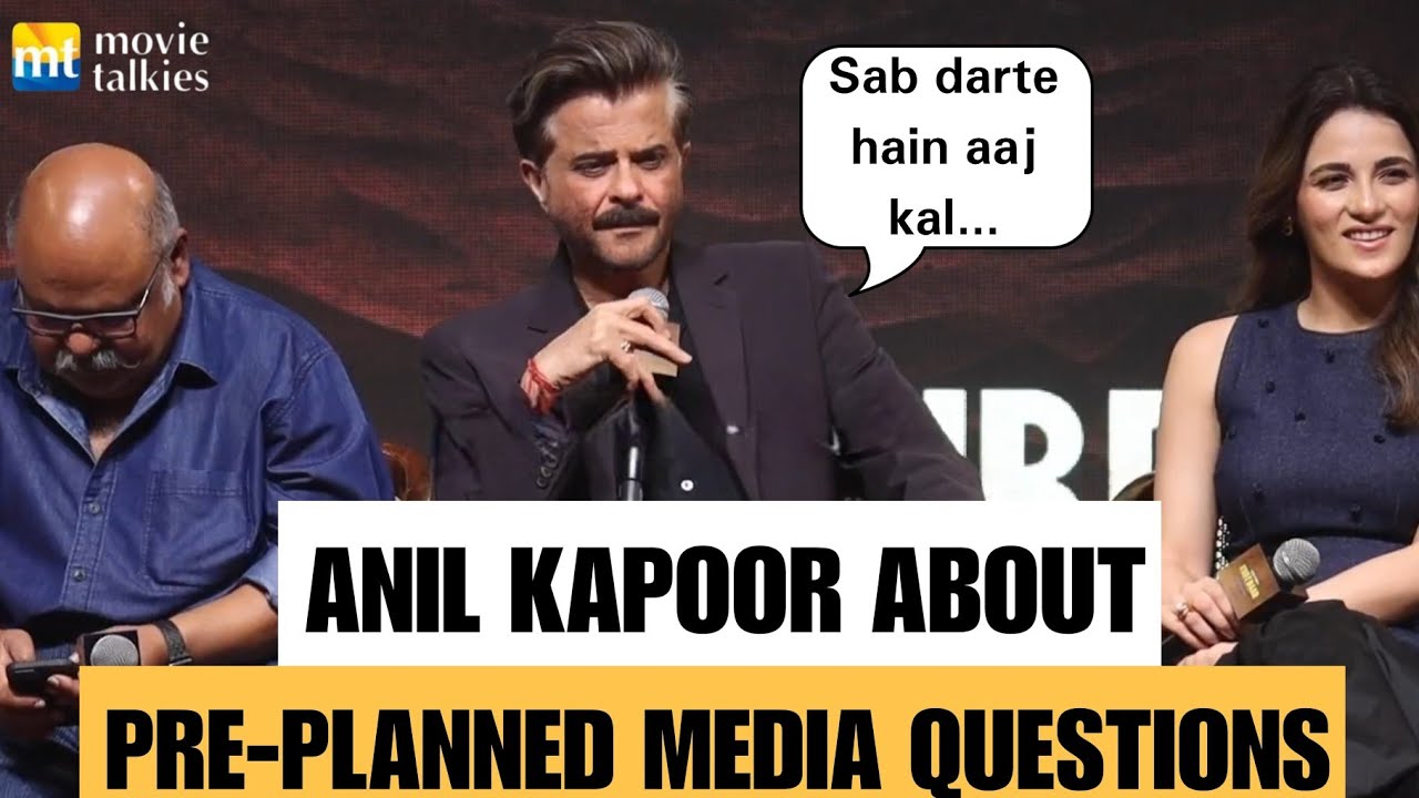 Anil Kapoor takes a Dig at pre-planned, Rehearsed Questioning at the movie events nowadays |Subedaar