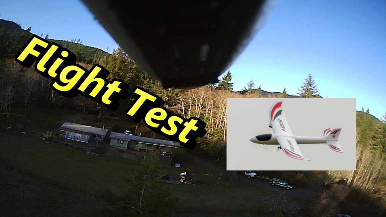Flight Test small RC Plane with camera