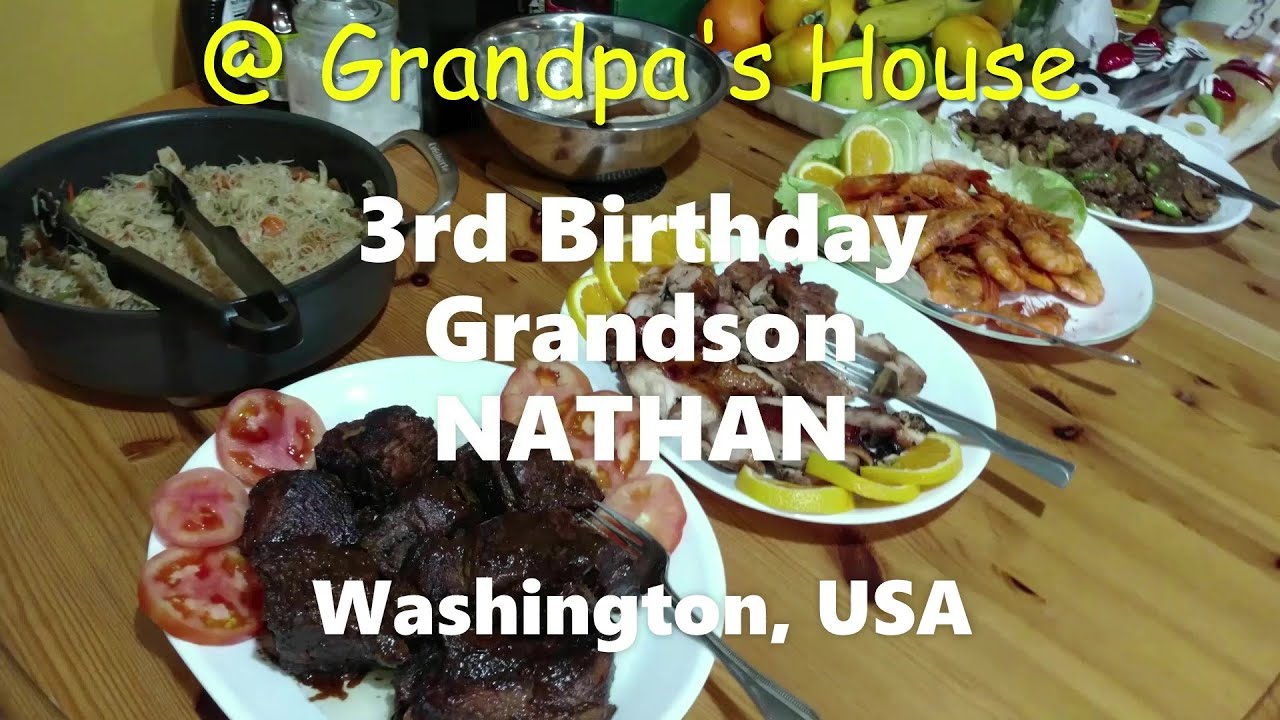 3rd Birthday - My Grandson NATHAN