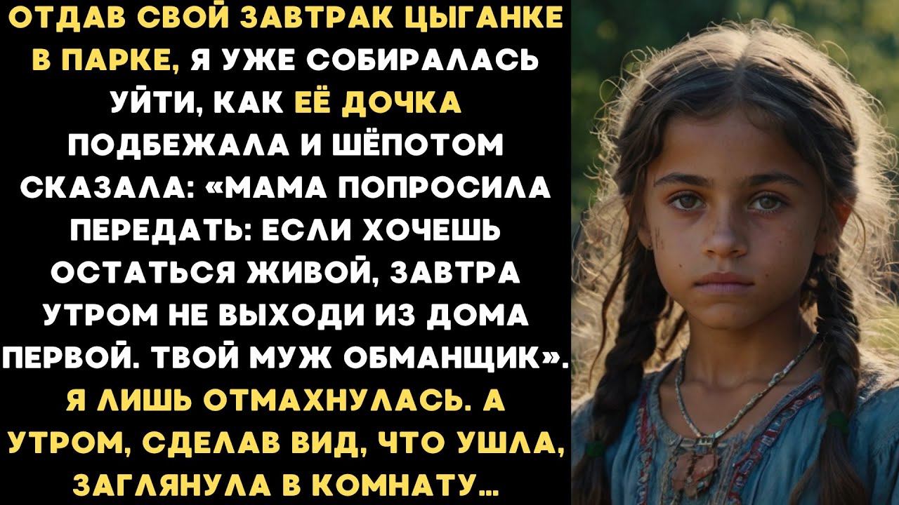Дочь цыганки шепотом сказала: «Завтра утром не выходи из дома первой.» Утром я все поняла…