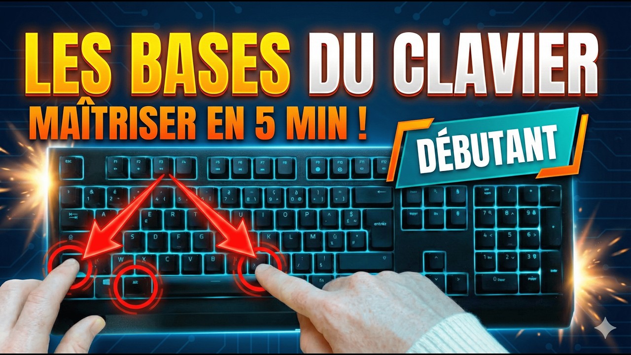 Apprendre les bases du clavier de l'ordinateur (Débutant)