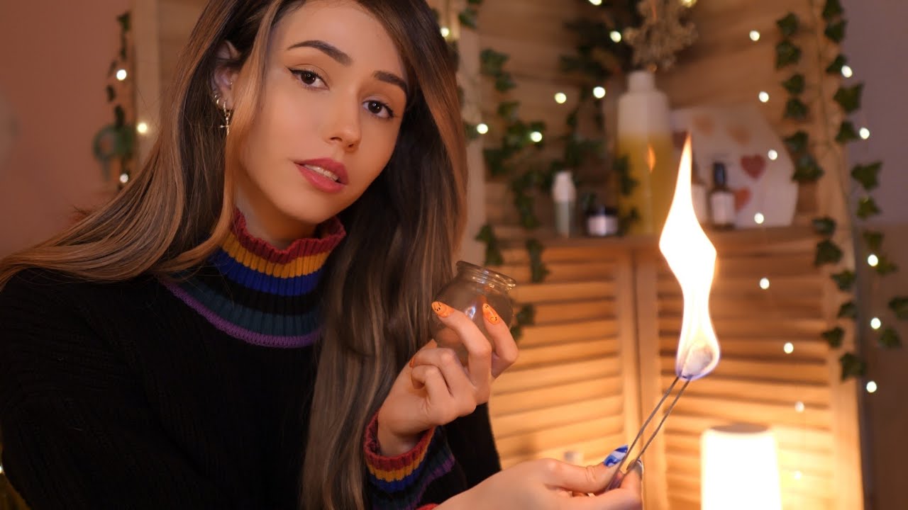 ASMR - Receptionist + Cozy Massage Fire Cupping 🔥🔥🔥 (keyboard, lotion, rain, soft spoken)