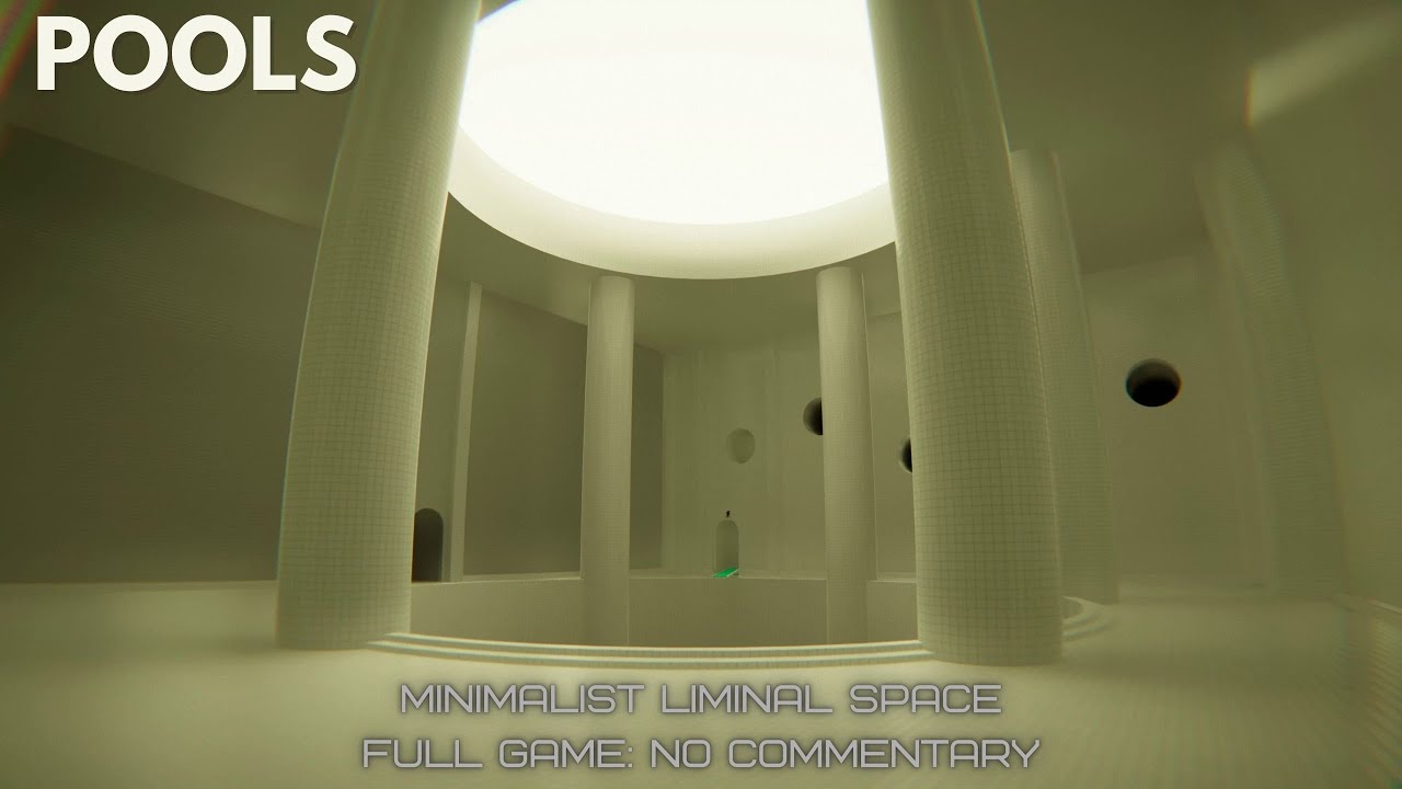 Pools | Minimalist Liminal Space Game | Full Walkthrough No Commentary 4K60 Ultra