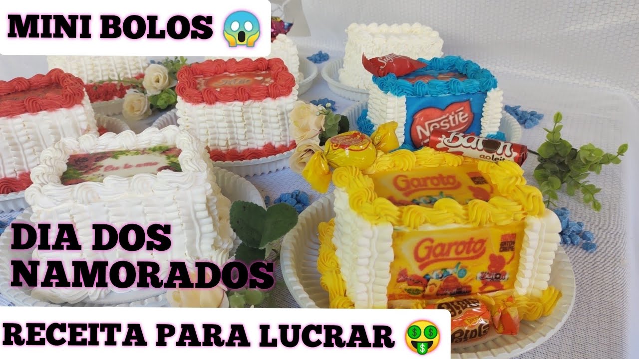 MINI BOLO/ RECEITA PARA LUCRAR DIA DAS MÃES E NAMORADOS/  MASSA BRANCA RECHEIO DE ABACAXI