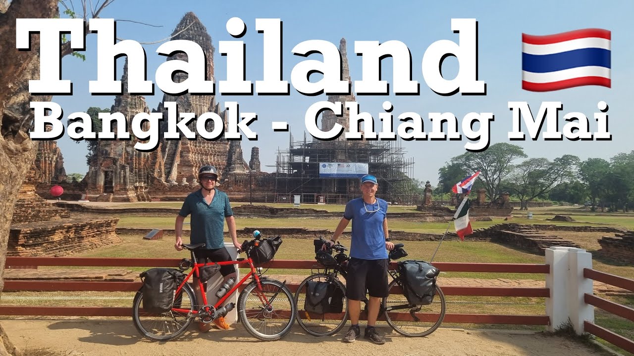 Thailand: 🇹🇭 Moritz & Matteo mit dem Fahrrad von Bangkok nach Chiang Mai 1.000km, Buffalos + Tempel