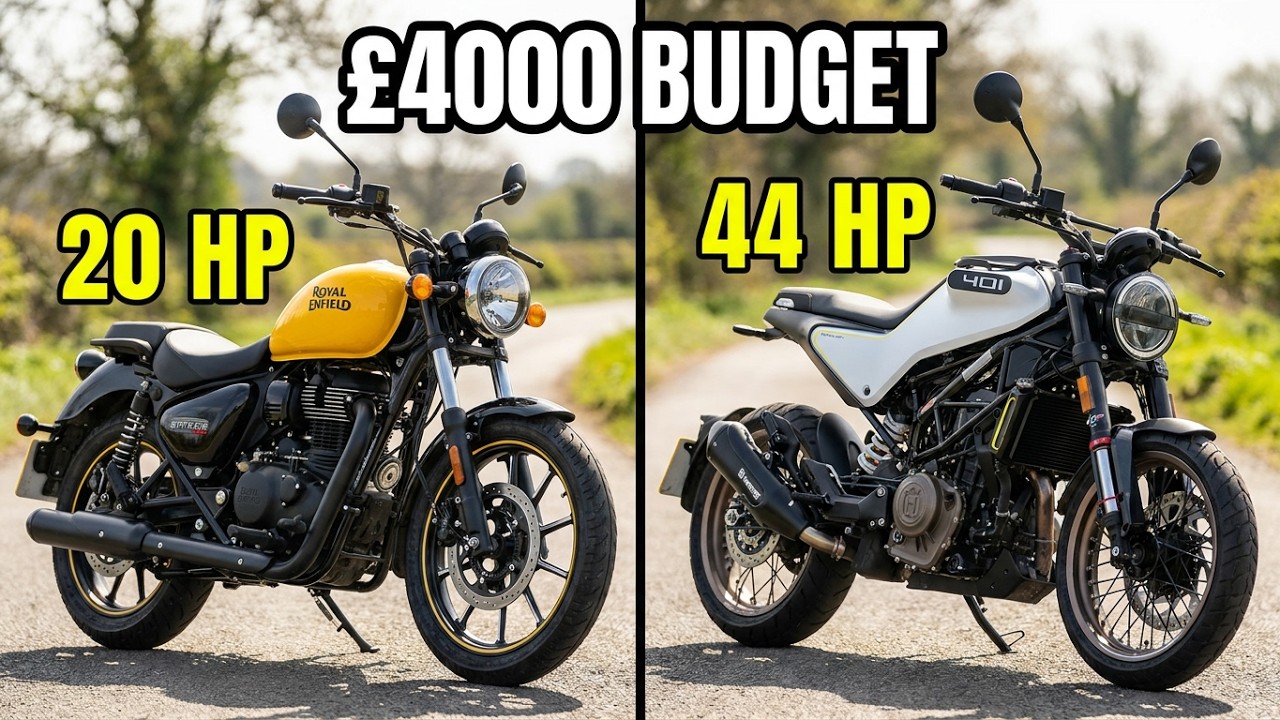 The best way to spend £4000. Royal Enfield,  Honda, BSA or Husqvarna?