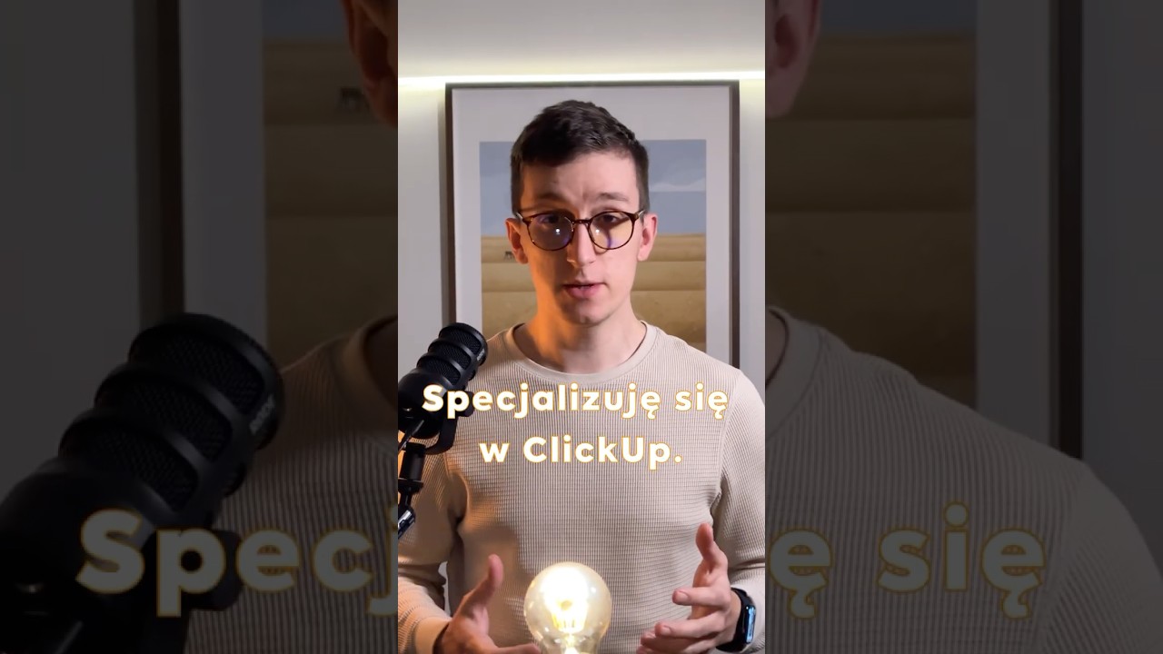 Wyobraź sobie, że każdy chaos zamieniasz w idealny porządek. #clickup