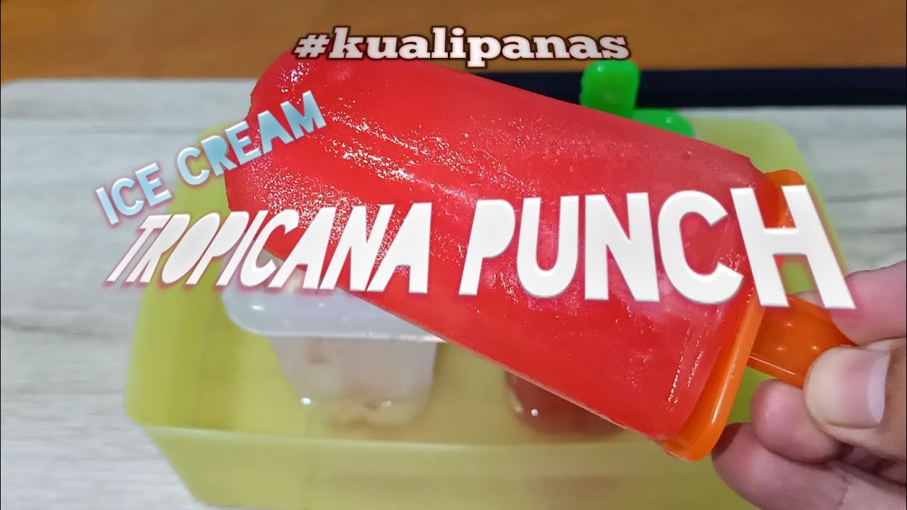 Ice cream tropicana punch