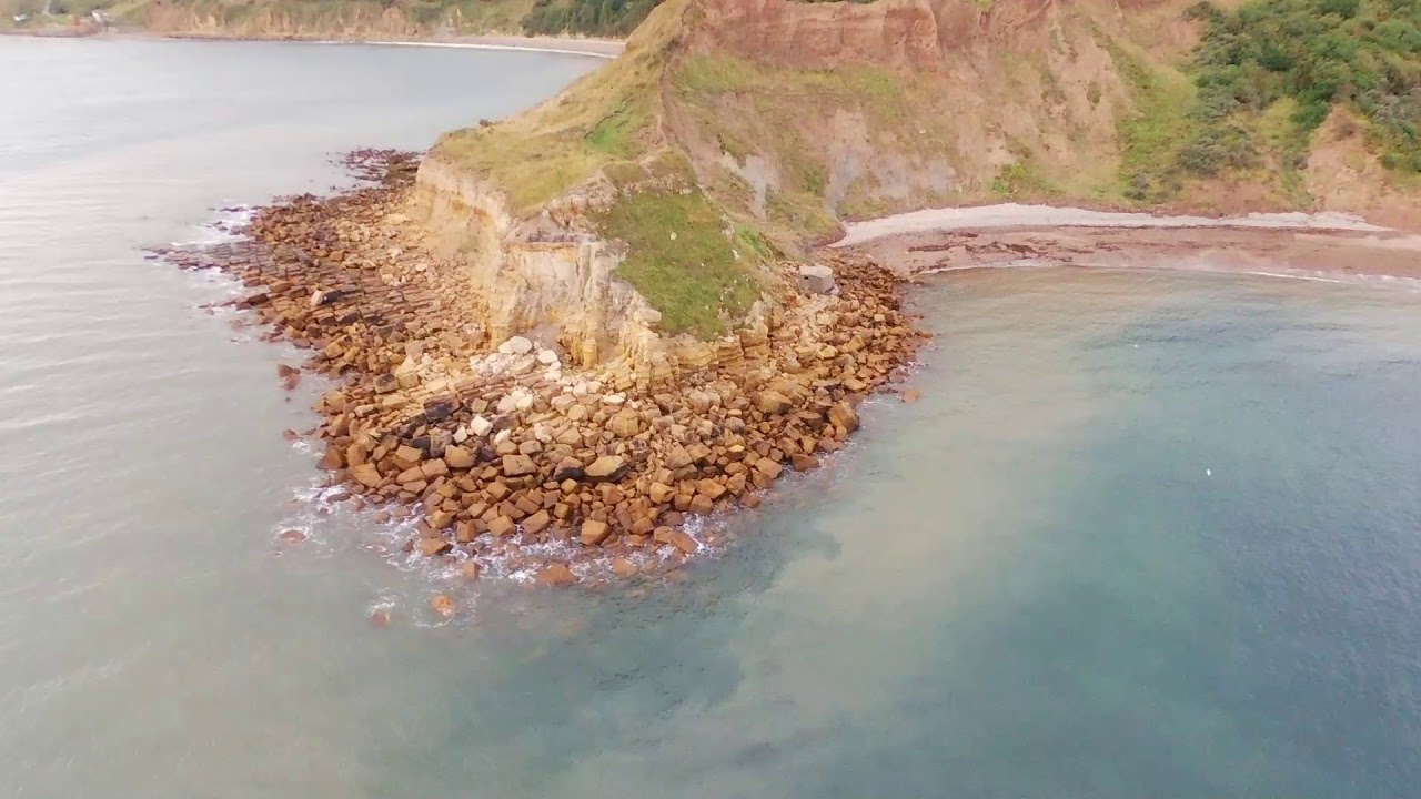 Cayton bay by drone