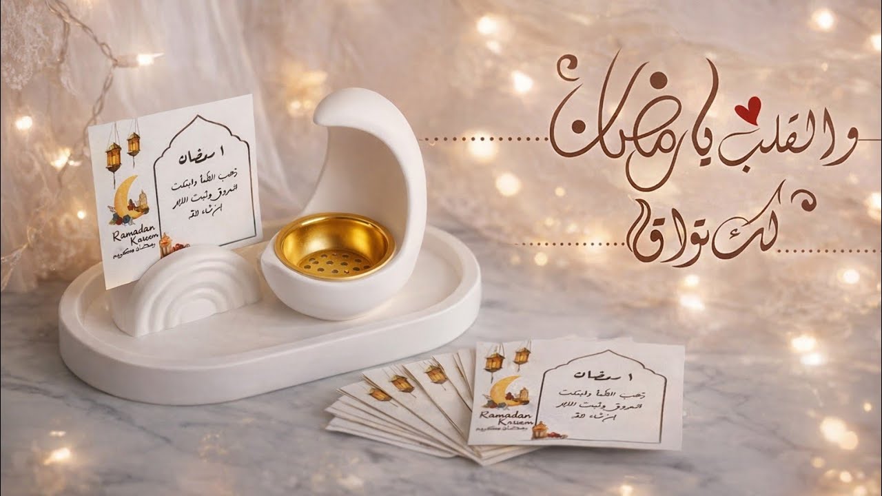 طريقة عمل مبخرة من الجبس ✨فكرة مشروع مربح من صنع المبخرة لرمضان بالجبس بدون قالب#افكار_رمضان_2026 