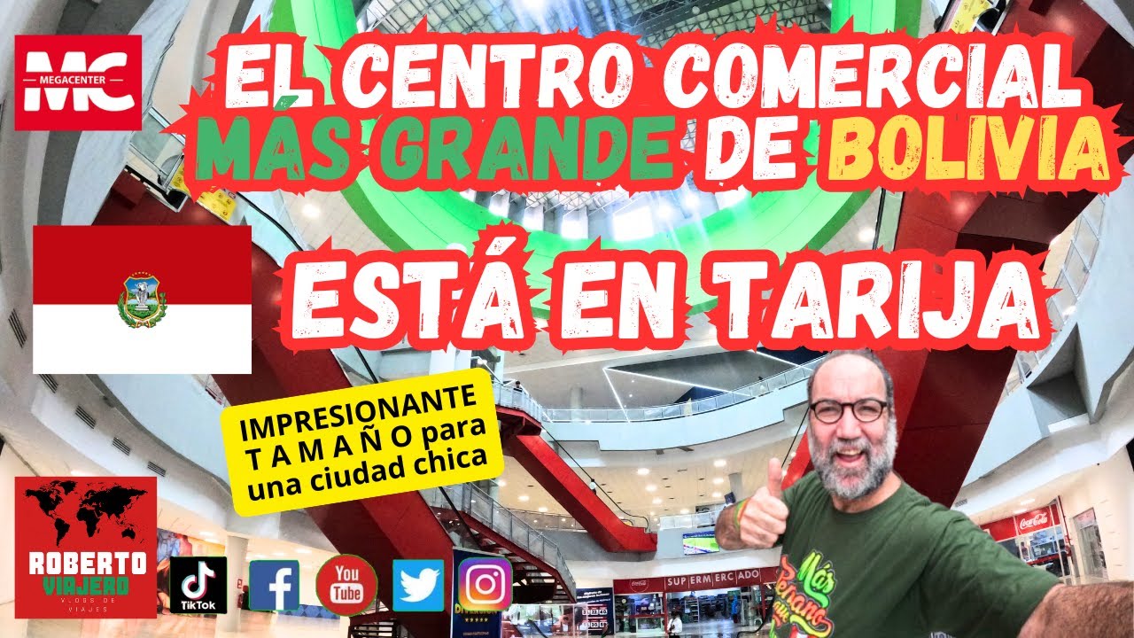 El Centro Comercial mas grande de Bolivia, Mega Center Tarija.