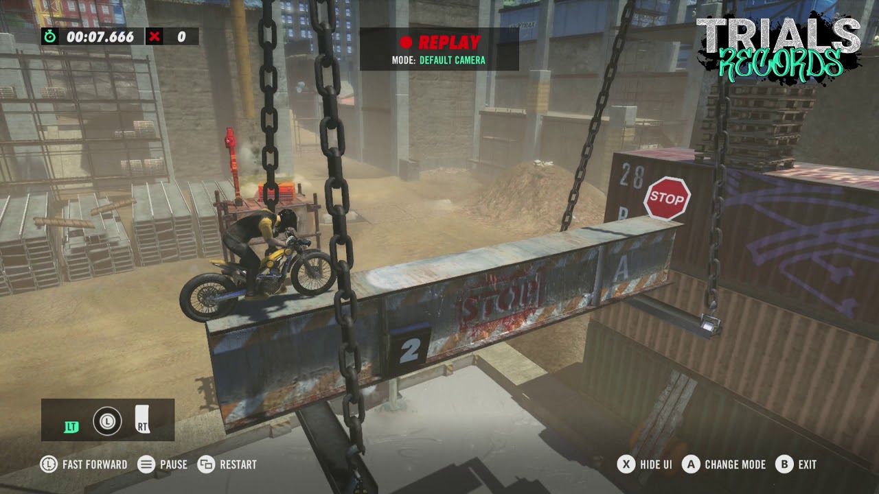 Trials Rising - Hard Hat Zone - 40.382 - Raon Gin - World Record - 2019-11-22