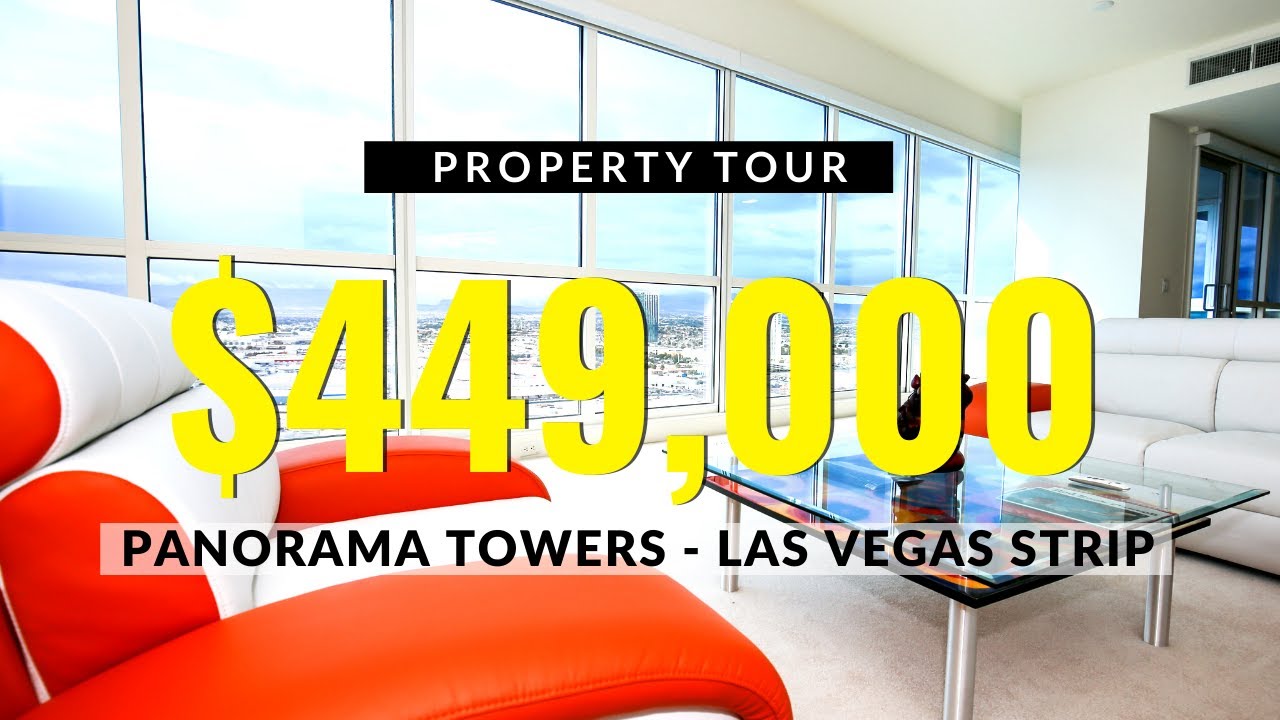 Panorama Towers Las Vegas Strip High-Rise Condos For Sale $449K | 2 Beds | 2 Baths | 1,431 sqft