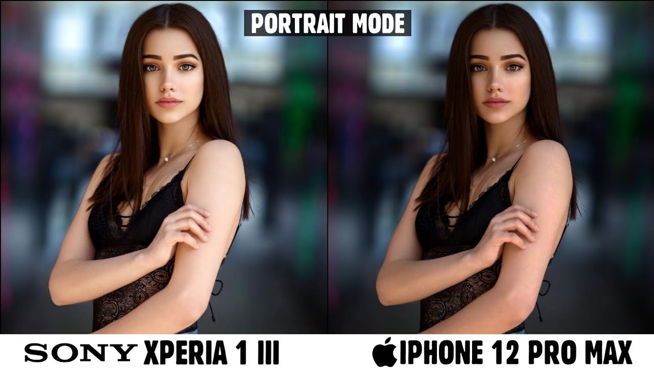 Sony Xperia 1 III vs iPhone 12 Pro Max PORTRAIT MODE Camera Test
