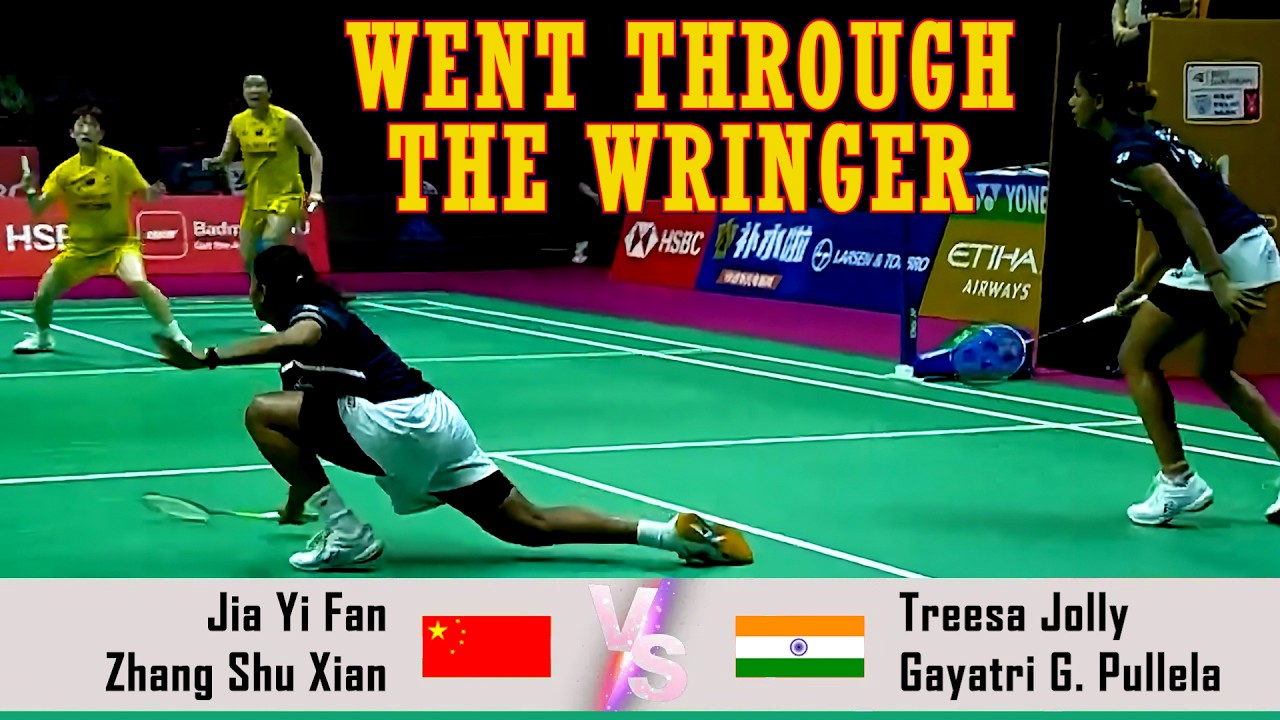 WENT THROUGH THE WRINGER | Jia Yi Fan/Zhang Shu Xian VS Treesa Jolly/Gayatri Pullela