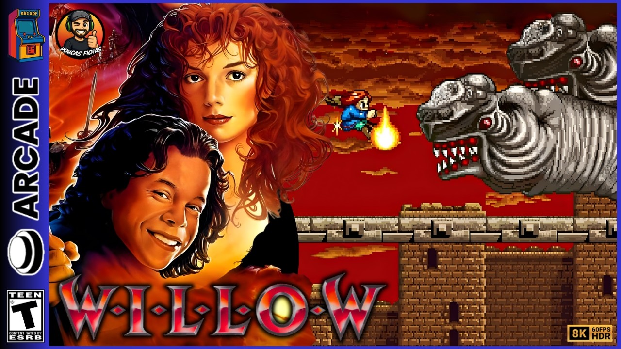 🕹️ WILLOW ( ARCADE / 1989 ) LONGPLAY COMPLETA [ 8K 60 FPS | CAPCOM ]