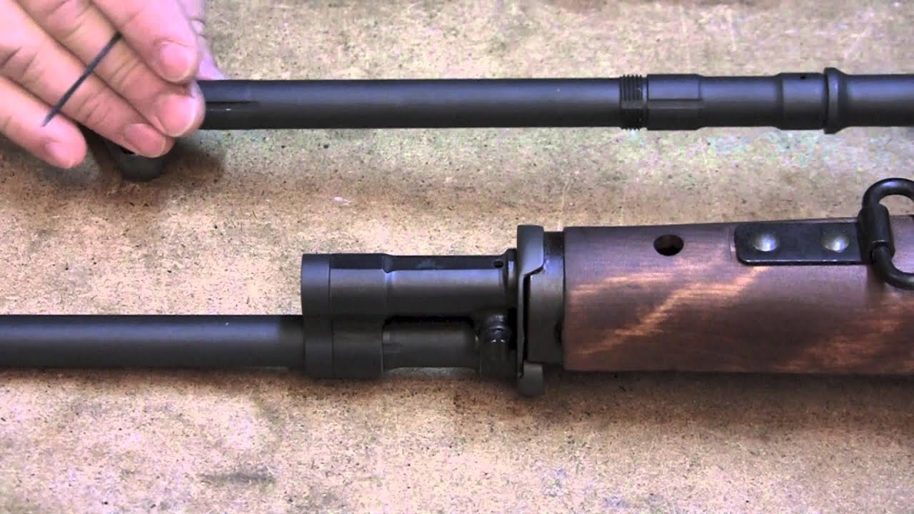 Регулировка положения газового цилиндра M14 и газового порта