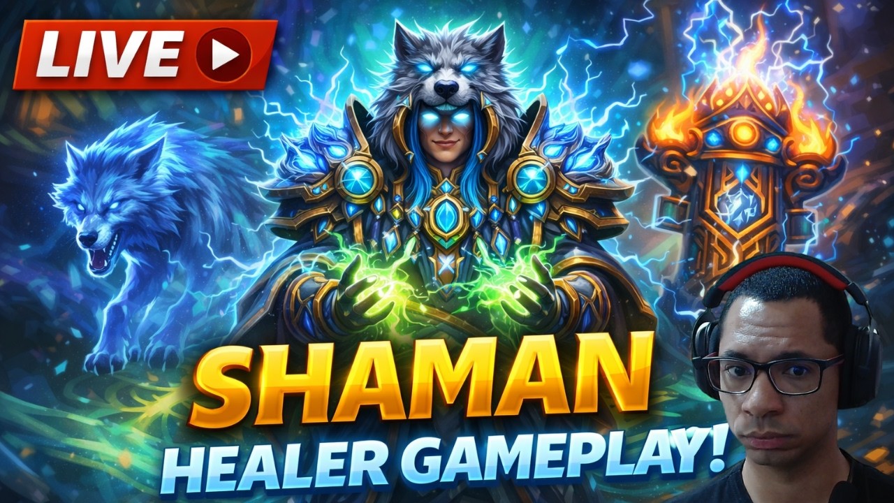 [AO VIVO] World of Warcraft | Projeto Healer: Xamã até o Máximo no WoW
