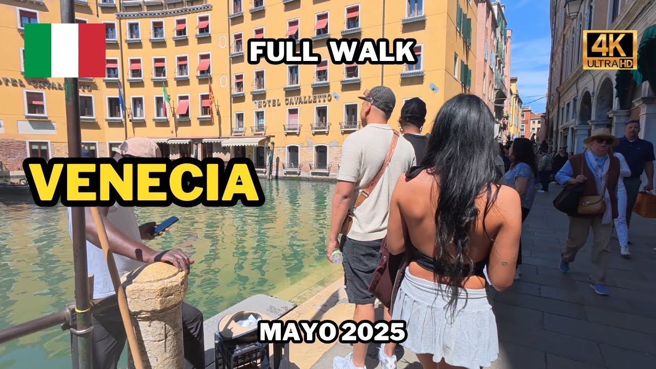Recorriendo Venecia Italia 4K POV