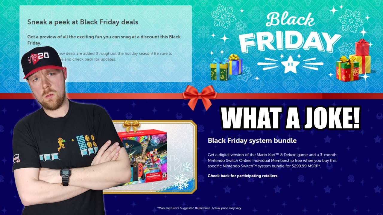 NINTENDO BLACK FRIDAY 2022 IS A SICK JOKE - RANT!