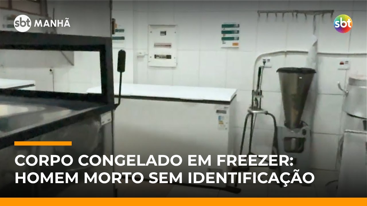 Corpo congelado &eacute; encontrado dentro de freezer no centro de SP | #SBTManh&atilde;