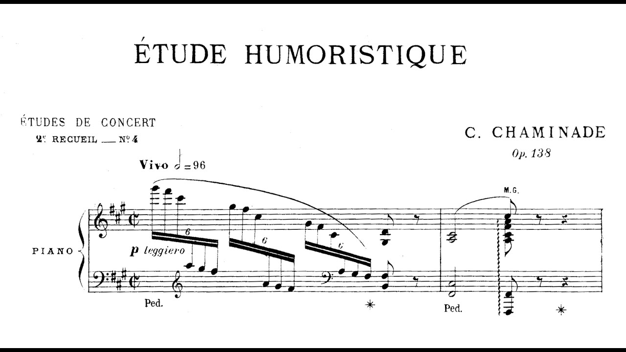 Cécile Chaminade - Étude humoristique, Op. 138