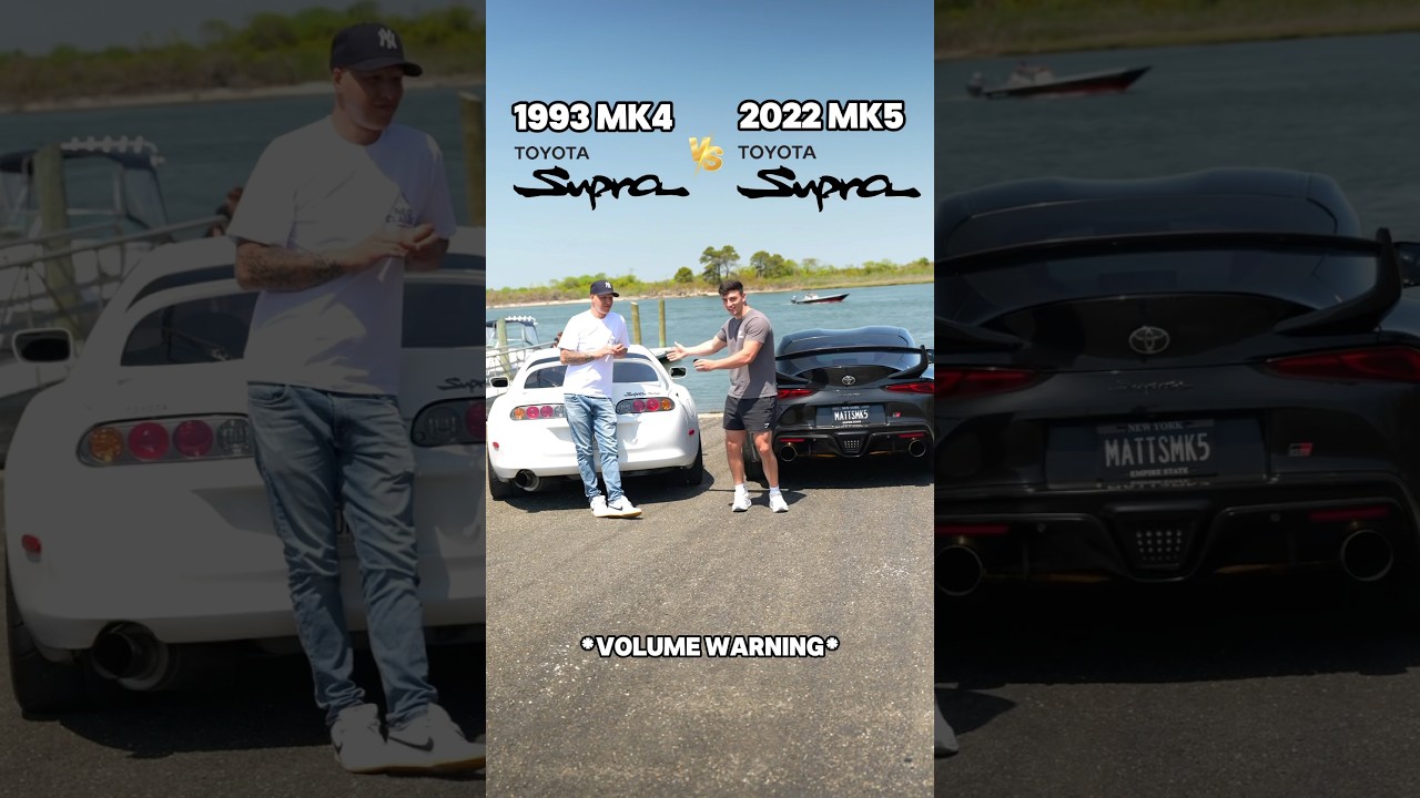 1000+WHP MK4 Supra vs. MK5 Supra REV BATTLE 🔥 #toyotasupra #toyota #supra #cars #bmw