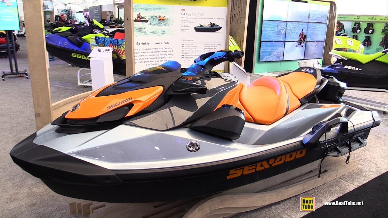 2020 Sea Doo GTI SE 170 Jet Ski - Walkaround - 2020 Miami Boat Show