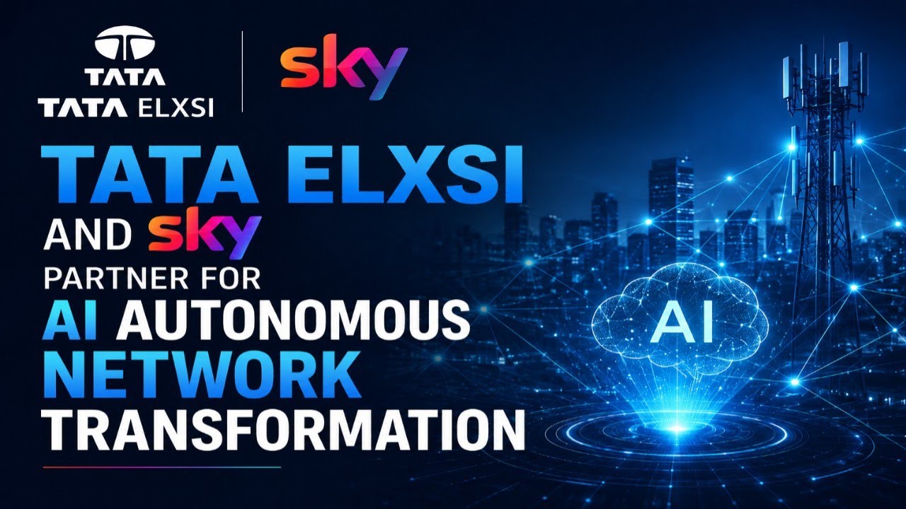 Tata Elxsi and Sky Partner for AI Autonomous Network Transformation